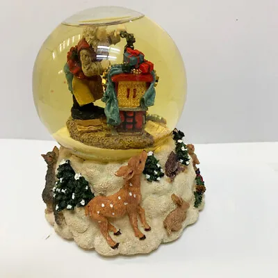 $24.95 • Buy Kurt Alder Musical Santa Train Christmas Water Globe In Box 100 MM