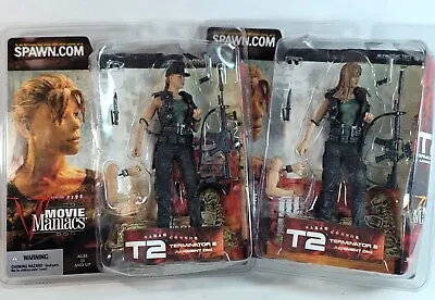 McFarlane Toys Movie Maniacs Sarah Connor T2 Judgment Day (Hat / No Hat Bundle) • $49.99