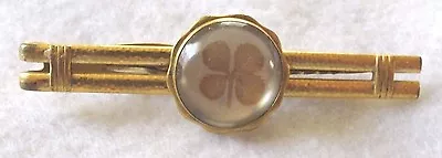 Men's Hickok USA 4 Leaf Clover Tie Clasp - EUC • $3.99