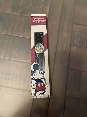 Brand New Disney Parks Mickey Mouse 1928 Silver Tone Quartz Watch - Works • $24.50