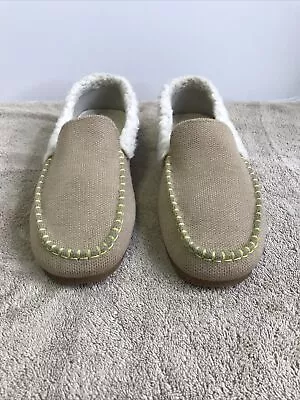 Rothy's The Merino Wool Sherpa Slipper Shoe Birch Tan Woman Size 9 • $39