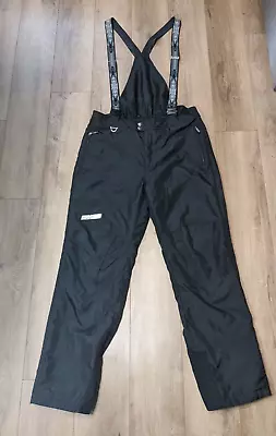 SPYDER Men's Ski Black BIBS Pants Overalls XT Thinsulate Insulated 2XL • $80