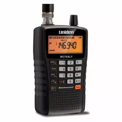 Handheld Scanner - Uniden UBC 75XLT ( 25 - 88mhz - 108-174mhz 400-512MHz) • £119.99