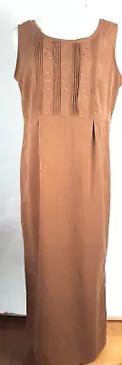 M.H.M. Melissa Harper Dress Brown Size 12 • $12.99