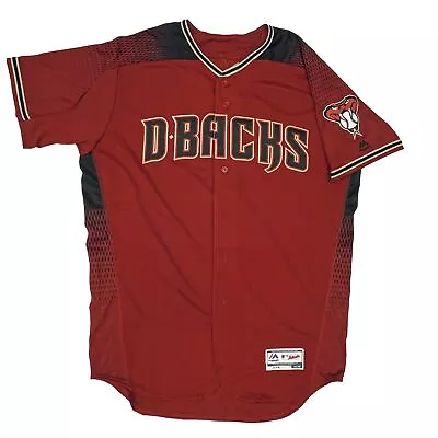 Mens MLB Arizona Diamondbacks Authentic On Field Flex Base Jersey - Red Alt • $94.99