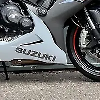 £3.49 • Buy X2 Suzuki Belly Pan Decals / Stickers - Motorbike / Bike / Moto - Custom Colours