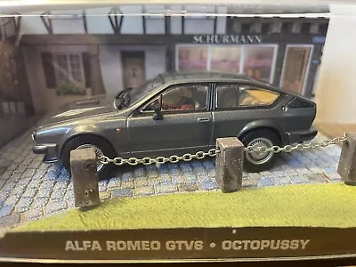 ALFA ROMEO GTV6 #73 007 James Bond Collection Model  OCTOPUSSY DieCast Model Car • £19.95
