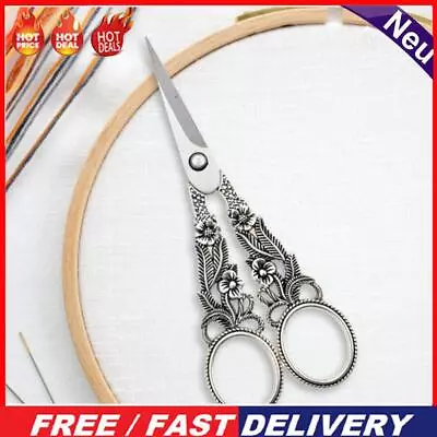 Sewing Tools Needlework Cutter Embroidery Tailor Thread Scissors (Silver) • £9.29