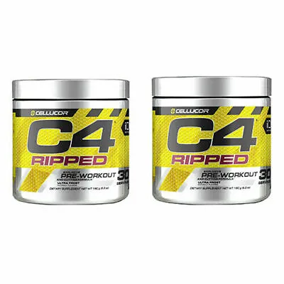 SPONSORED Cellucor C4 RIPPED Pre WORKOUT *2 PACK* ULTRA FROST (60 Serving TOTAL) • $54.99