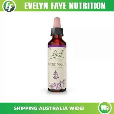 BACH FLOWER REMEDIES Water Violet - 20ml • $31.50