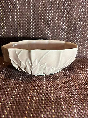 Vintage Nelson McCoy Lily Lotus Leaf Bowl/Planter - Glossy Coral Pink  • $25