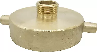 Fire Hydrant Hose Adapter 2-1/2  NST/NH Female X 3/4  GHT Male Brass Fire Hydra • $23.18