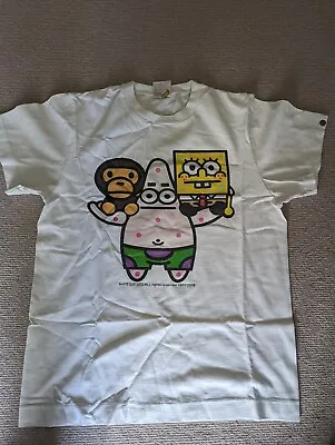 A Bathing Ape - Baby Milo X Spongebob Squarepants T-Shirt Size Medium RARE! • £35