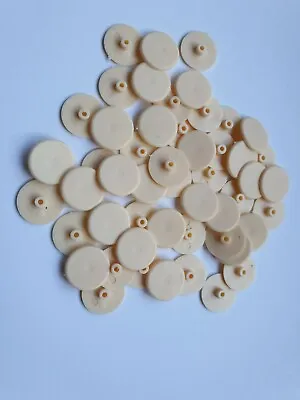 Cream PLASTIC TRIM HOLE  COVER CAPS FOR *15 Mm* CAM LOCKS** • £6.99