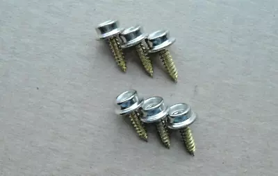 6 Nos Convertible Boot Snap Screws! For Vintage/classic Convertible Cars Etc • $11.95