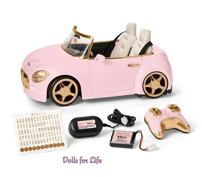 American Girl RC Sports Car REMOTE CONTROL Pink Sports Car NEW READY TO SHIP • $399.99