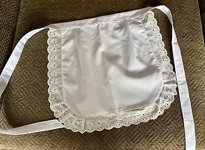 £3 • Buy Traditional Waitress Apron-Broderie Anglaise French Maid- Rocky Horror- Tea Room