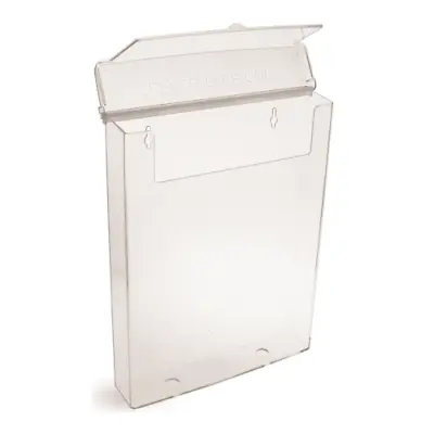 Outdoor Leaflet Holder Wall Mounted Flyer Dispenser Brochure Holders DL A5 & A4 • £16.11