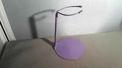 One Doll Stand Purple Cushioned Metal For 6 To 7 Inch Dolls Or Bears Kaiser 1195 • $3