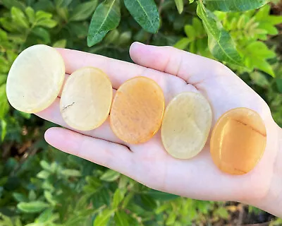 $7.95 • Buy Natural Crystal Worry Stone: Choose Gemstone (Crystal Healing Pocket Stone)
