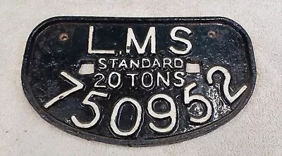 LMS Railway -  London Midland Scottish Plate / Plaque - Cast Iron Original • £20