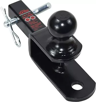 ATV/UTV Trailer Hitch Towing Ball Mount 2'' Ball Clevis Pin Fit 1-1/4'' Receiver • $52.64