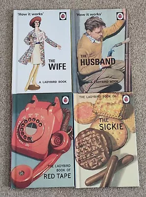 Bundle Of 4 Ladybird Books Humourous For Grown Ups Adults • £9.99