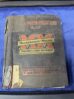 Vintage Minneapolis Moline Dealer Parts Price Book  • $50