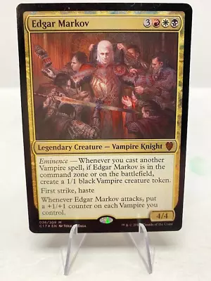 MTG Edgar Markov Commander 2017 036/309 Foil Mythic • $110