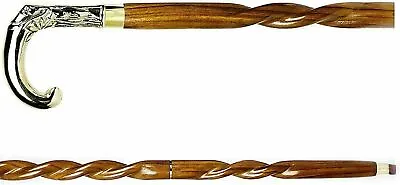$33.12 • Buy Antique Brass Parrot Handle Victorian Walking Cane Handmade Wooden Stick Gift 