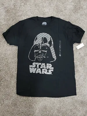 $12.95 • Buy Star Wars Mens T-Shirt - Lined Dashed Vader Face 