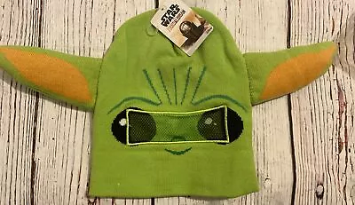 Star Wars Beanie Toboggan Hat  Mask Winter  One Size Grogu Yoda • $15