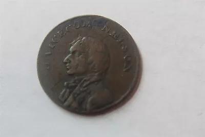 Lord Vicecom Nelson Medal Copper Trafalgar Commem Oct 21 1805 Medal 24 Mm  • £125.46