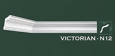 POLYSTYRENE LIGHTWEIGHT COVING MOULDING CORNICE Next Day Victorian N12 SAME DAY • £175.99