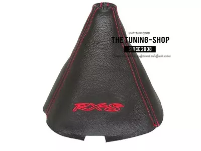 For Mazda RX-8 3 Panels Shift Boot Gaiter Leather  RX-8  Red Embroidery • $30.54