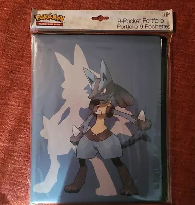 $16.99 • Buy Ultra PRO Pokemon TCG Lucario 9-Pocket Portfolio. New/Sealed B3G1 Free!