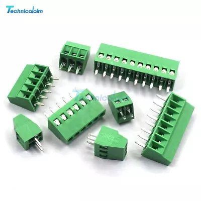 10PCS 2.54mm Mini Screw Terminal Blocks Connector 2P 3P 4P 5P 6P 7P 8P • $2.81