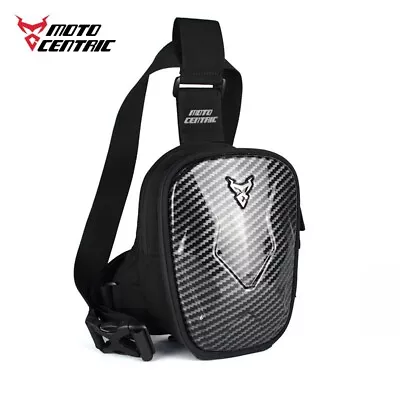 MOTOCENTRIC Waterproof Motorcycle Leg Side Bag Motorbike Hard Shell Hip Belt Bag • $36.99