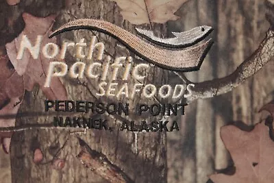 North Pacific Seafoods Pederson Point Naknek Alaska Stormbloc Jacket Camo LArge • $25