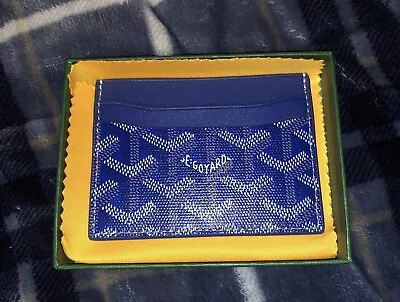 Goyard Cardholder Wallet Royal Blue Saint Sulpice • $60