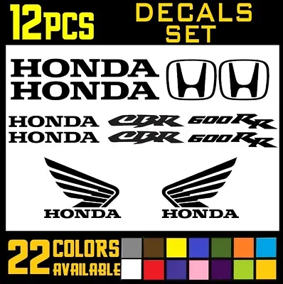 12 Pieces Decal Stickers Set For Honda CBR 600 RR Motorcycle Labeling • $15.99