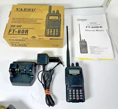 Yaesu FT-60r/e Dual Band Handheld Transceiver In Box Excellent Condition • $165