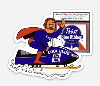 PBR Pabst Blue Ribbon Sticker - Beer Fridge P.B.R. Toolbox Snowmobile 2021 • $5.37