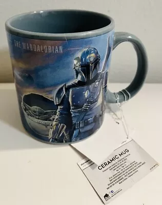 Star Wars The Mandalorian Grogu Baby Yoda 20 Oz Ceramic Coffee Hot Tea Cup Mug • $16.93