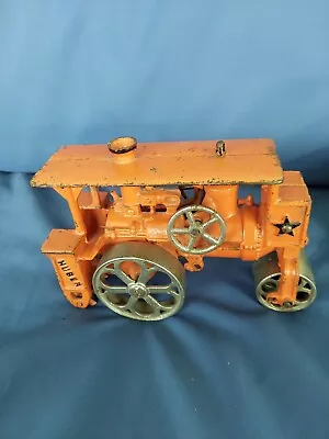 Rare Antique Cast Iron Huber Steam Tractor Toy-read Description Below • $155