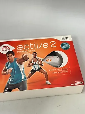 Nintendo Wii Ea Sports Active 2 Personal Train BNWT Game Activity Toy Sealed #LH • £12.61