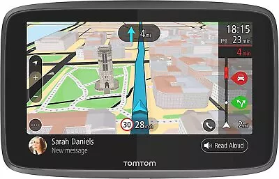 TomTom GO 6200 6  Sat Nav L133662 WiFi - Black (European Maps Only) A • £119.89