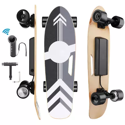 Electric Skateboard W/Remote Control Urban E-Skateboard 12.4MPH 7-Layer Maple🎁 • $119.99