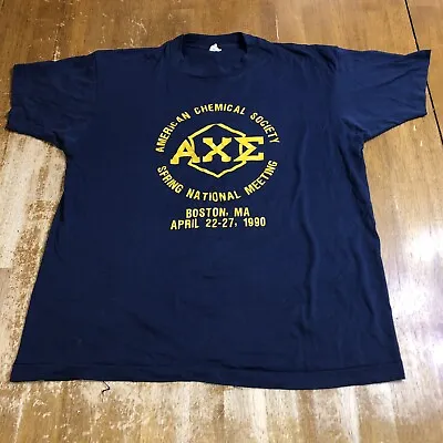 Vintage Alpha Chi Sigma American Chemical Society 1990 Meeting Shirt Size XL • $14.99