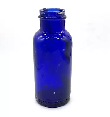 Vintage Emerson's Bromo-Seltzer 7  Bottle Cobalt Blue Bromo Bottle R • $19.99